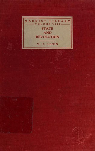 Vladimir Lenin: State and revolution (1932, International Publishers)