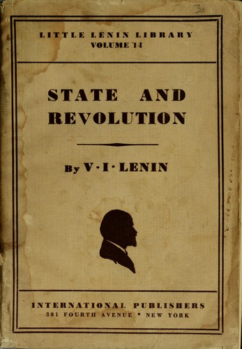 Vladimir Lenin: State and revolution (1935, International publishers)
