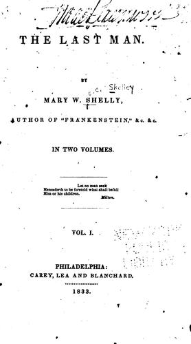 Mary Shelley: The last man. (1965, University of Nebraska Press)
